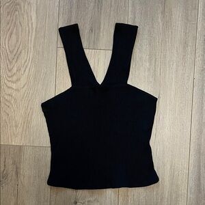 Urban Outfitters Black Ribbed Tank Top